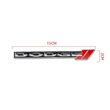 Эмблема DODGE, хромированная надпись
