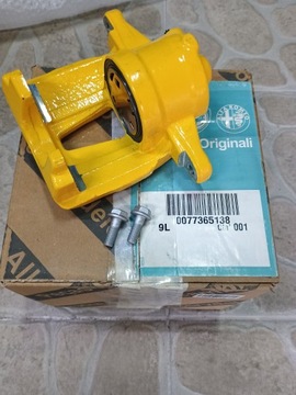 ZACISK HAMULCA PRZÓD LEWY FIAT PUNTO 500 OPEL CORSA ADAM ŻÓŁTY