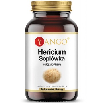YANGO Hericium Soplówka 90vegcaps WSPARCIE UKŁADU TRAWIENNEGO ODPORNOŚĆ