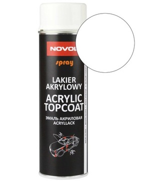 NOVOL lakier akrylowy spray BIAŁY POŁYSK 500 ml