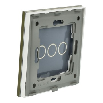 ОДИНАРНАЯ СТЕКЛЯННАЯ ПАНЕЛЬ 3G ЗОЛОТАЯ РАМКА ДЛЯ МОДУЛЕЙ DC SMART SWITCH