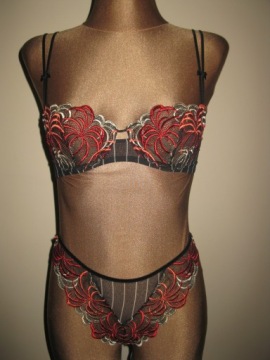 SIMONE PERELE FIREWORKS бюстгальтер р. 75B + танга (NEW)