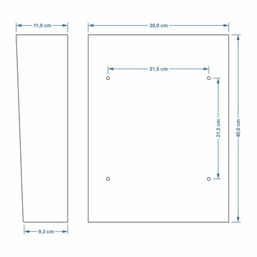 ПОЧТОВЫЙ ЯЩИК С ПОЧТОВЫМ АДРЕСОМ С БОЛЬШИМ НОМЕРОМ ДОМА Cubox v3 - ВЫКРОЙКИ