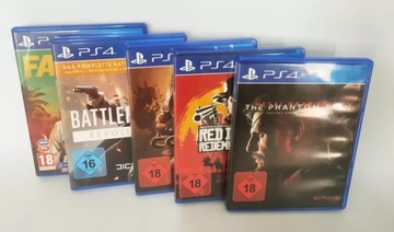 ZESTAW 5 GIER PS4