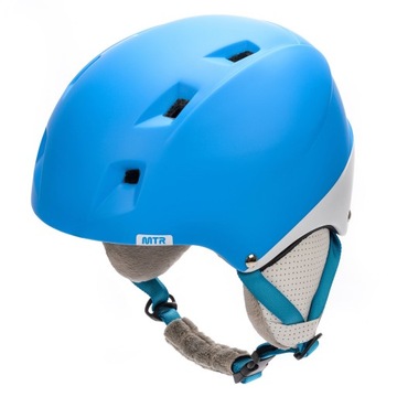 KASK NARCIARSKI SNOWBOARD KIONA AIR FLOW HEAD LOCK 48-52 odpinane nauszniki
