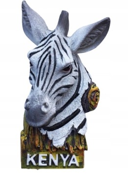 magnes na lodówkę pamiątka KENIA zebra