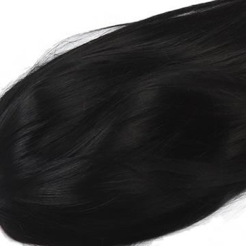 ЧЕРНЫЙ ДЕТСКИЙ ПАРИК ASHA WIG WISH ПЛАТЬЕ С ДЛИННЫМИ ВОЛОСАМИ НАряд