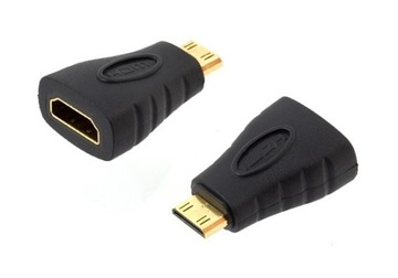 Adapter przejście gniazdo HDMI na Mini HDMI wtyk