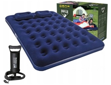 Materac Dmuchany Dwuosobowy Łóżko z Pompką Bestway 67374 + 2 PODUSZKI
