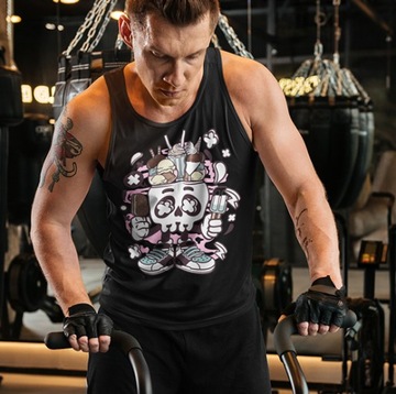 TANK TOP ANIMOWANE ICE CREAM SKULL