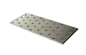 PŁYTKA PERFOROWANA 80x200x2mm BLACHA ŁĄCZNIK CIESIELSKI BUDOWLANY ATEST