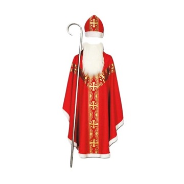 STRÓJ ŚWIĘTEGO MIKOŁAJA BISKUPA + Pastorał - 4 el