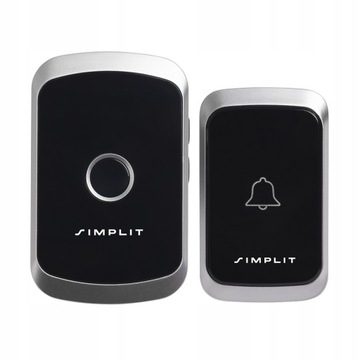 ПРОСТОЙ БЕСПРОВОДНОЙ ДВЕРНОЙ ЗВОНОК + 2x ПЕРЕДАТЧИКА A2, Водонепроницаемый IP44