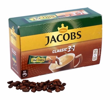 Kawa Rozpuszczalna Jacobs 3w1 w saszetkach 10 szt