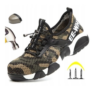 BUTY ROBOCZE PÓŁBUTY LEKKIE ODDYCHAJĄCE 35-45