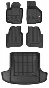 Set 3D gumové rohože Škoda Superb 2 Kombi 2009-2015 zw