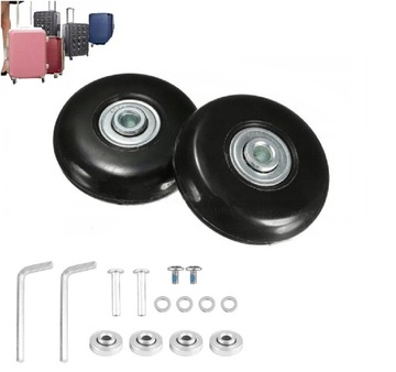 KÓŁKA KÓŁKO DO WALIZKI CZĘŚCI BAGAŻ WALIZEK TORBY 2 SZT 50MM