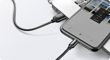 КАБЕЛЬ BASEUS STRONG USB 3В1 ДЛЯ IPHONE MICRO TYPE-C USB-C 3.5A 30СМ