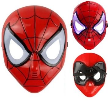 MASKA SPIDERMAN ŚWIECĄCA LED SUPERBOHATER