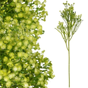 GIPSÓWKA 50cm SZTUCZNA GAŁĄZKA KWIAT BUKIET KASZKA BIAŁA WIECHOWATA STROIK