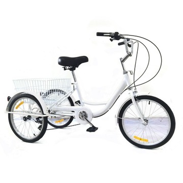 Trójkołowy rower dla dorosłych 20” 8prędkości