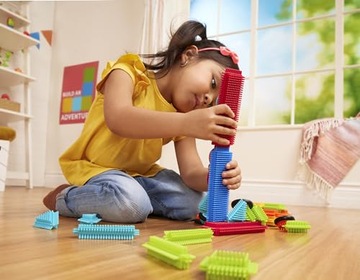 Bristle Blocks BR3115Z Interlocking Building Blocks - 36Pc Playset - STEM S