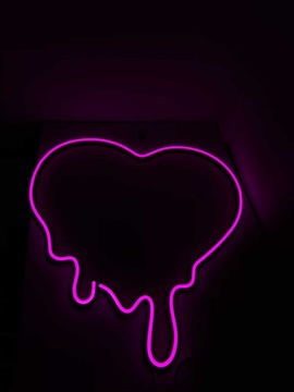 LED neon HEART - Украшение рекламной вывески Ledon