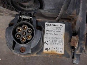 ZAŘÍZENÍ(HÁK) TÁŽNÝ + TABULKA SVAZEK CHEVROLET EPICA II