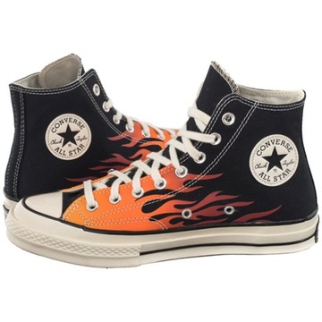 Buty Trampki za Kostkę Damskie Converse Chuck 70 Hi Black Czarne