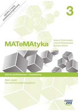 MATeMAtyka LO 3 ZPR Zbiór zadań Nowa Era