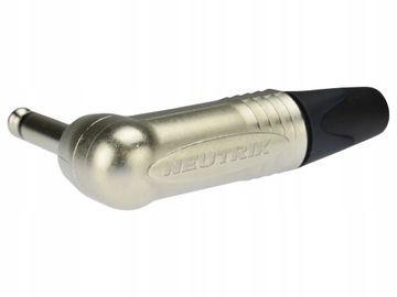 NP2RX złącze jack mono kątowe niklowane (TS) 6,3 mm-1/4' Neutrik