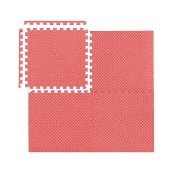 PUZZLE PIANKOWE MATA PUZZLOWA 61x61x1,2cm CZERWONE