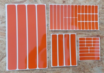 Светоотражающие наклейки Светоотражающий велосипедный шлем 15см