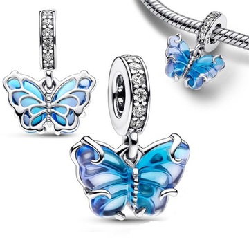 Charms MOTYL do bransolet SREBRO C333