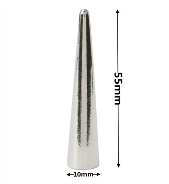 All Kinds of Silver Metal Screwback Cone Studs Bullet Spike Stud Punk Bag