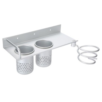 1 шт., настенный держатель для фена для ванной комнаты, органайзер, стеллаж для хранения, га