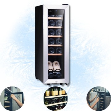 Chłodziarka na wino KALAMERA KRC-35FCSS 12 butelek 35 litrów OUTLET A3417