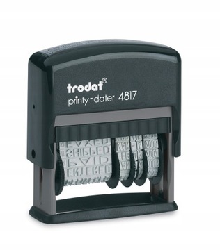 Штамп даты Trodat 4817 ISO с готовыми паролями