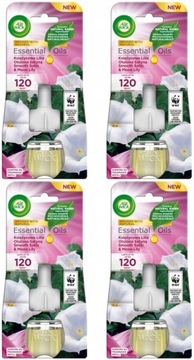 AIR WICK Zapach Księżycowa Lilia otulona Satyną Wkład / Zapas 4 x 19ml