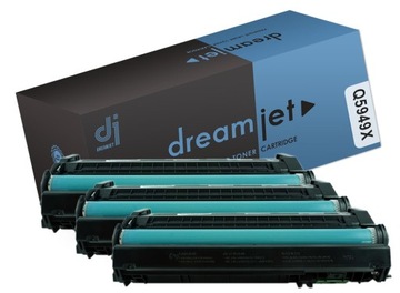 3x Toner do HP 49X Q5949X 1320t 1320tn 3390 1320nw
