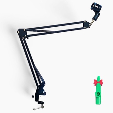 Настольная подставка для микрофона, регулируемая, складная, настольная подставка для микрофона