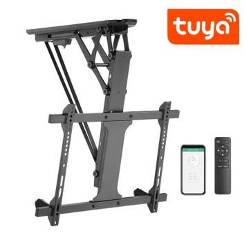 Uchwyt telewizora TV sufitowy VESA 32”-70” elektryczny z aplikacją Tuya