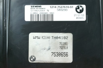 BMW MINI COOPER JEDNOTKA ŘÍZENÍ 7527610-01
