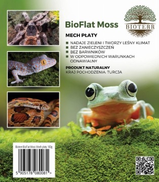 BioFlat Moss Mech płaty 100g