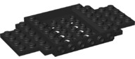 LEGO 65634 Podwozie samochodu 6x12x1 Czarny 6287679 1szt NOWE