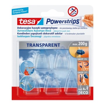 Haczyk samoprzylepny Powerstrips Deco 5szt.