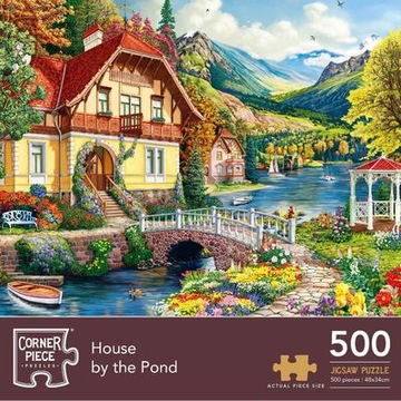 House by the Pond 500 Piece Jigsaw Puzzle