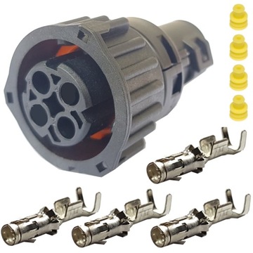 Wtyczka 1-967325-1 /4-pin/ komplet konektorów