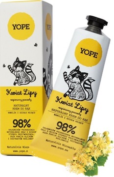 YOPE KREM DO RĄK KWIAT LIPY NAWILŻAJĄCY KOJĄCY 50ml