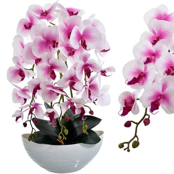 STORCZYK DONICZCE SZTUCZNA ORCHIDEA DEKORACJA DUŻA